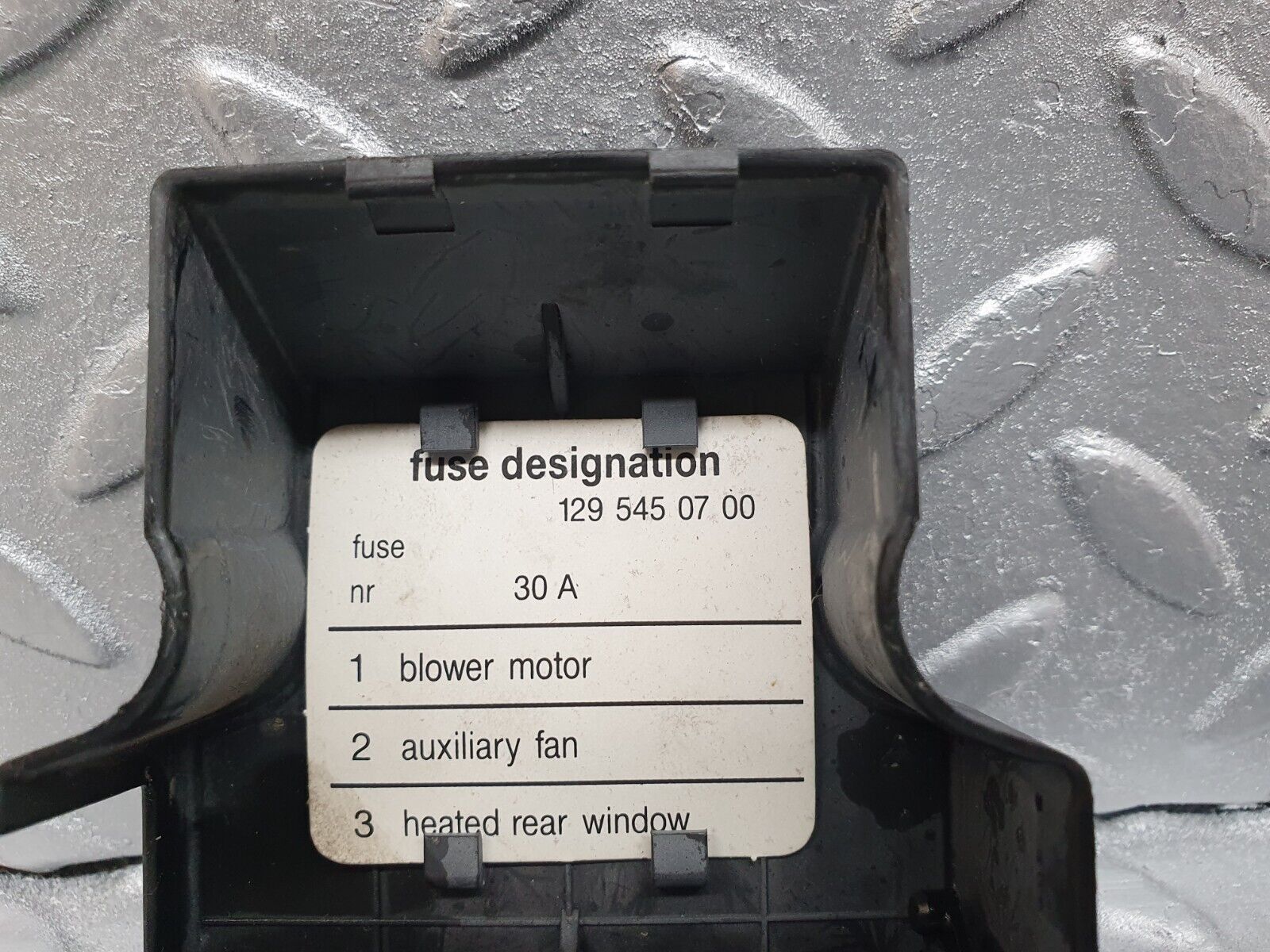 42167 Mercedes-Benz R129 320SL Coupe Fuse Box 1295400282 1295450700 1295400350