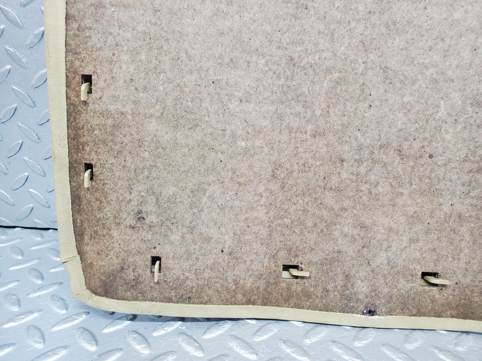 44330 Mercedes-Benz W123 280E Front Seat Rear Panel Beige 1239140423