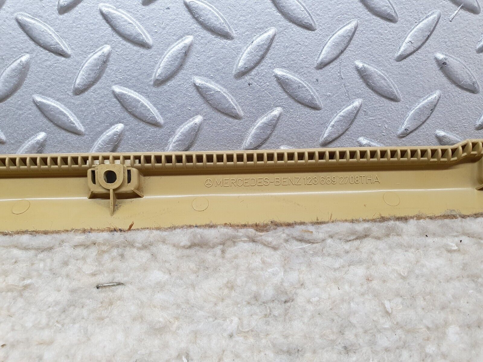 44093 Mercedes-Benz C123 230CE Coupe Under Dash Panel Left Side Beige 1236892708