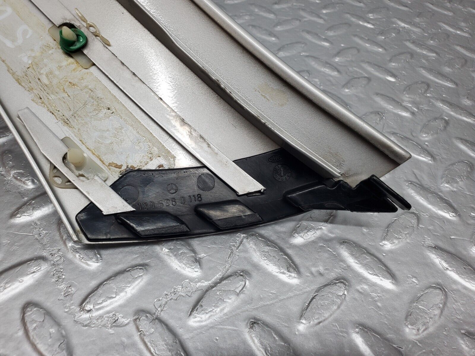 45099 Mercedes-Benz R129 300SL Coupe A Pillar Exterior Trim Cover Left 1296980118