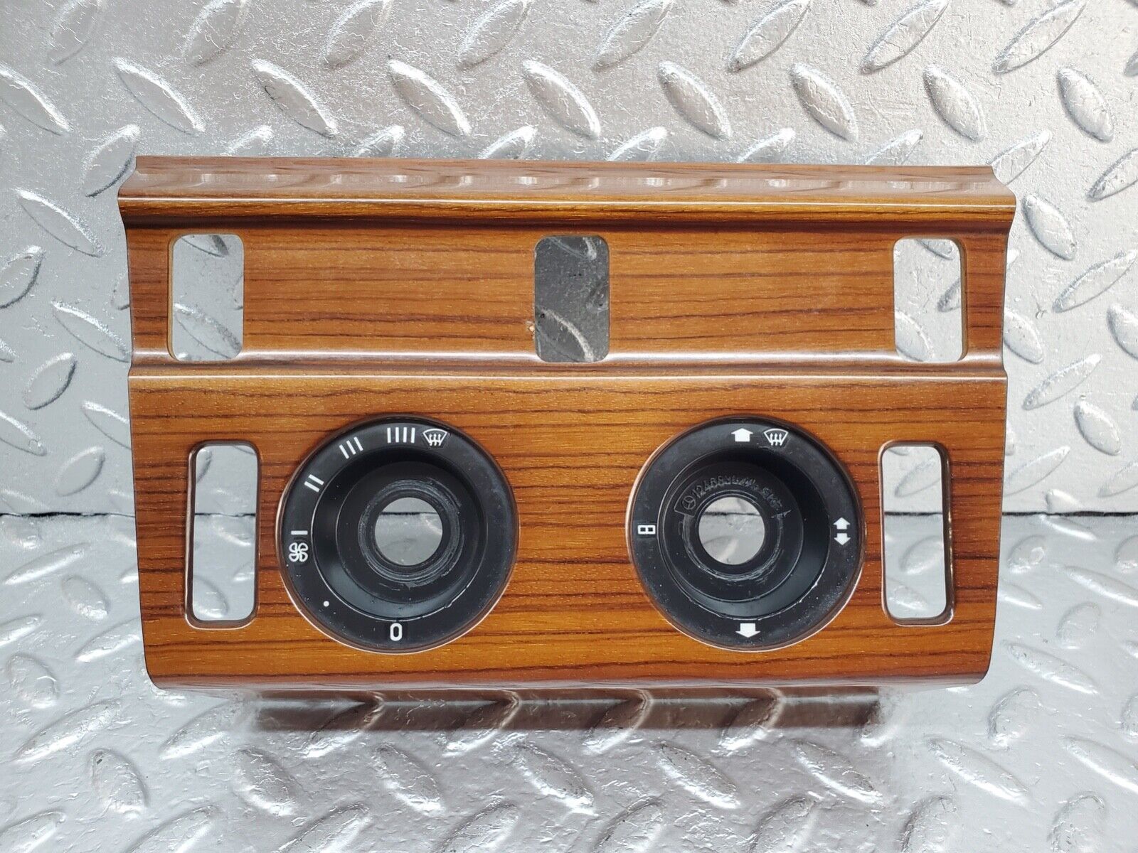 44600 Mercedes-Benz W124 220E Heater Control Panel Wood Trim 1246830275