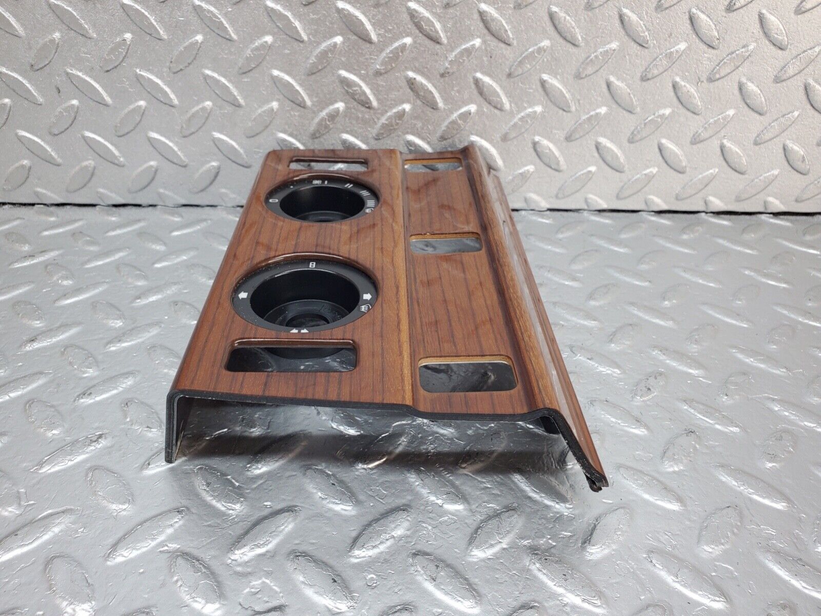 44600 Mercedes-Benz W124 220E Heater Control Panel Wood Trim 1246830275