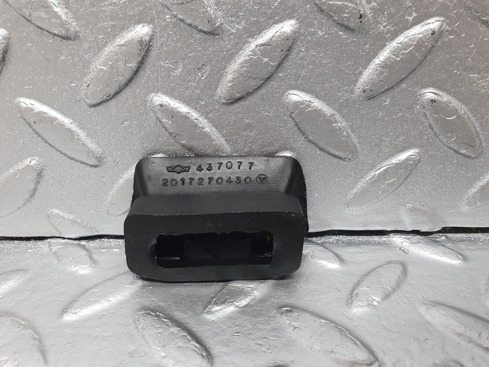 42536 Mercedes-Benz R129 320SL Coupe Door Check Strap Rubber Seal 2x 2017270430