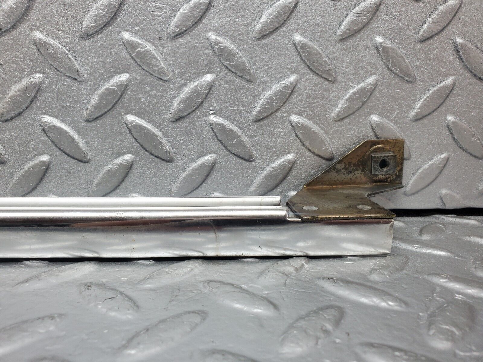 44319 Mercedes-Benz W123 280E Rear Left Chrome Window Channel