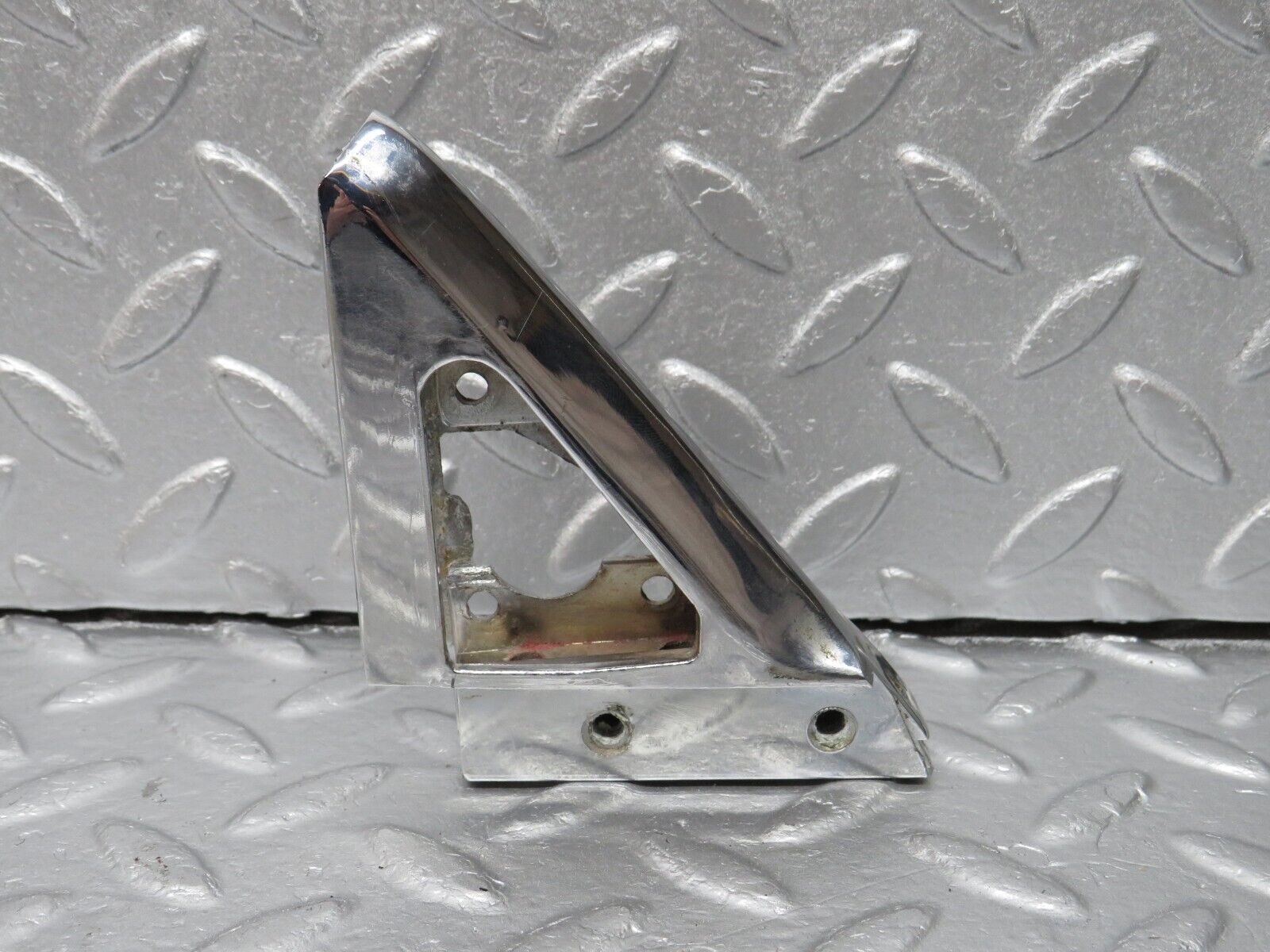 40007 Mercedes-Benz R107 350SL Right Wing Mirror Triangle Chrome Bracket