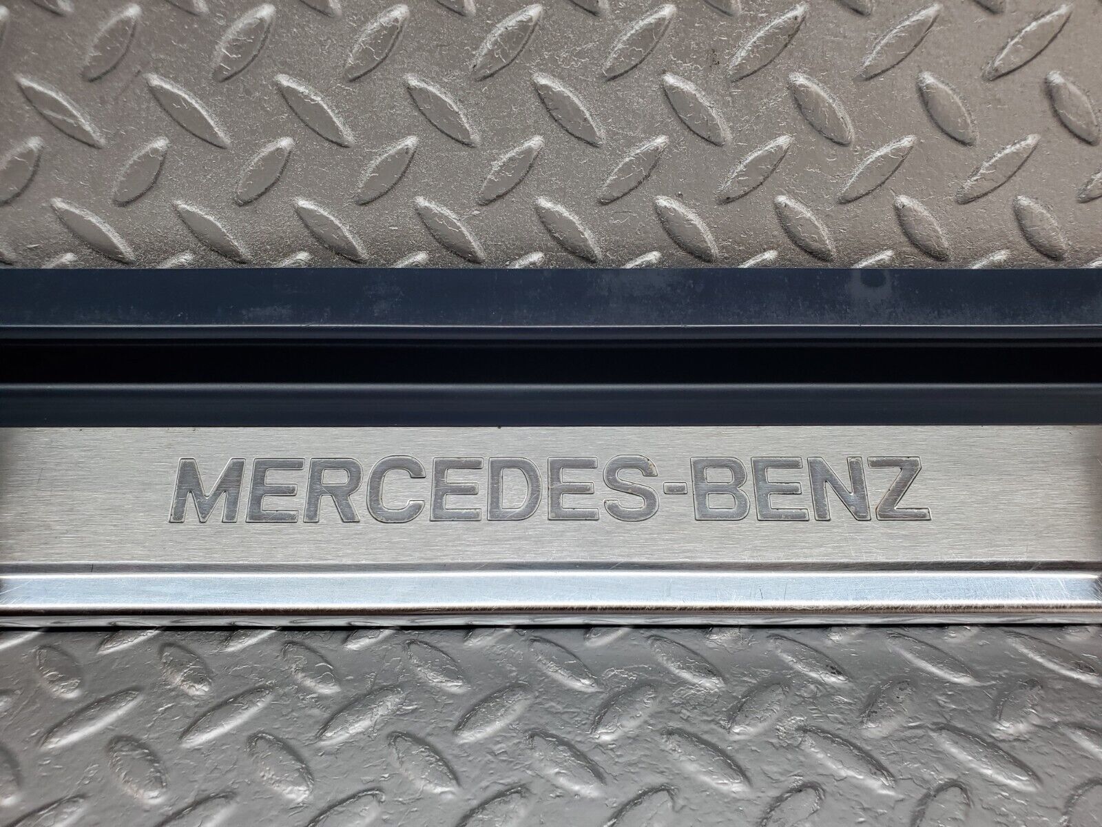45318 Mercedes-Benz R129 300SL Coupe Right Door Sill Blue 1296800435