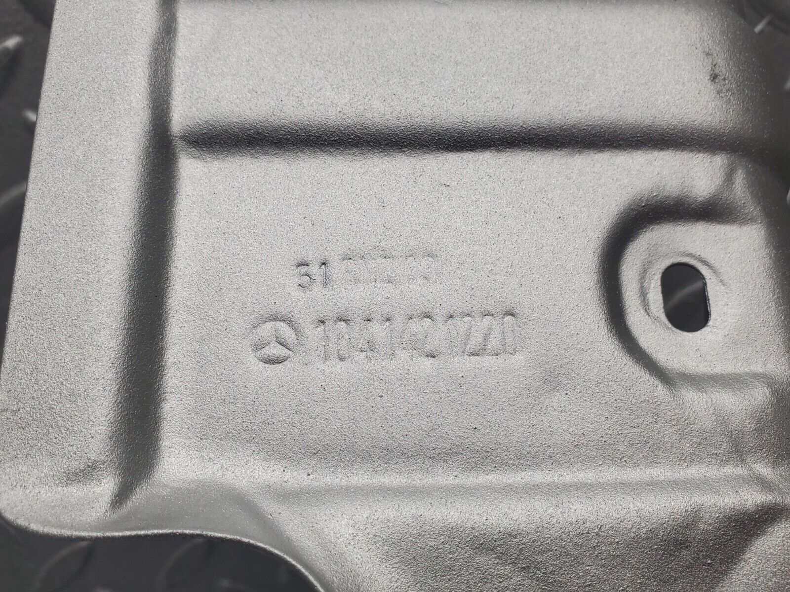 46171 Mercedes-Benz W124 280E Engine Mount Heat Shield Right Side