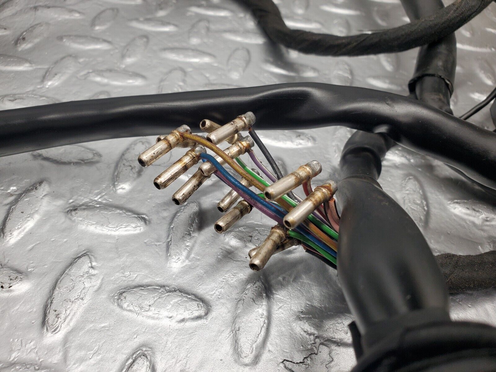 46067 Mercedes-Benz W126 420SE Engine Wiring Harness 1265403113 1265406506