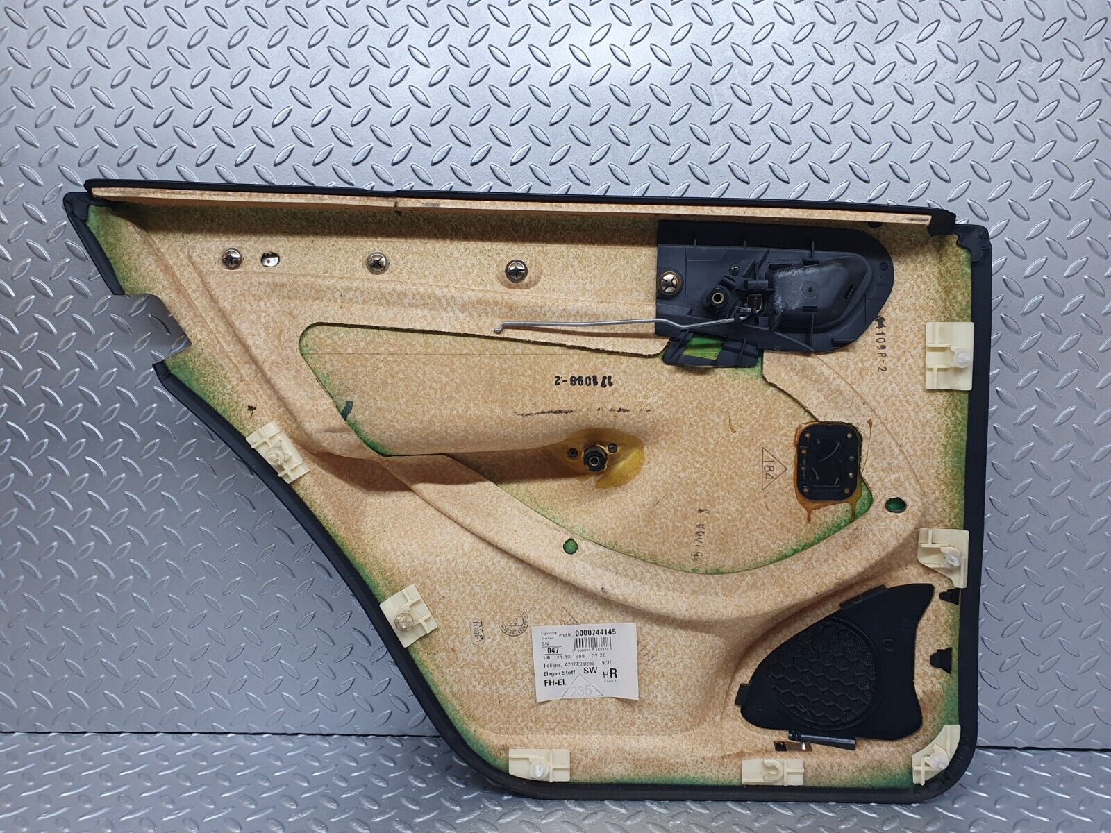 41774 Mercedes-Benz W202 C200 Rear Right Door Card 2027601461