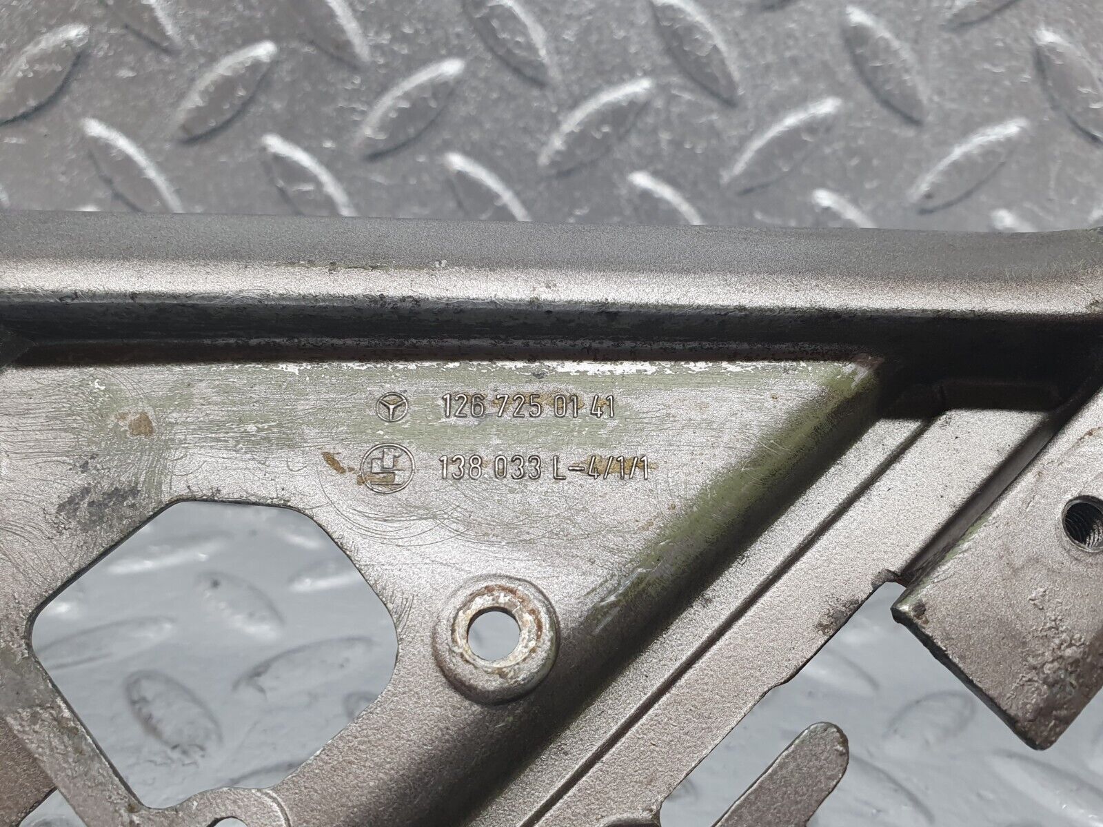 43627 Mercedes-Benz C126 380SEC Coupe Left Mirror Mounting Triangle 1267250141