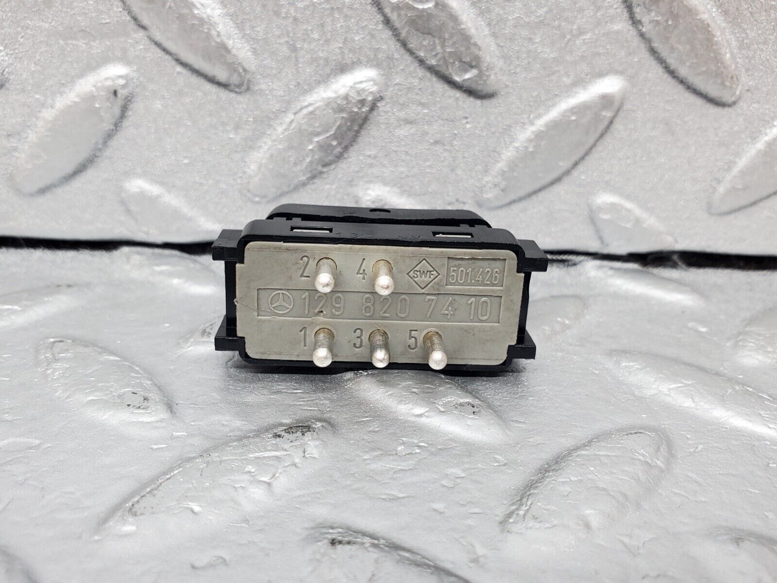 44966 Mercedes-Benz R129 300SL Coupe Rear Windscreen Defroster Switch 1298207410