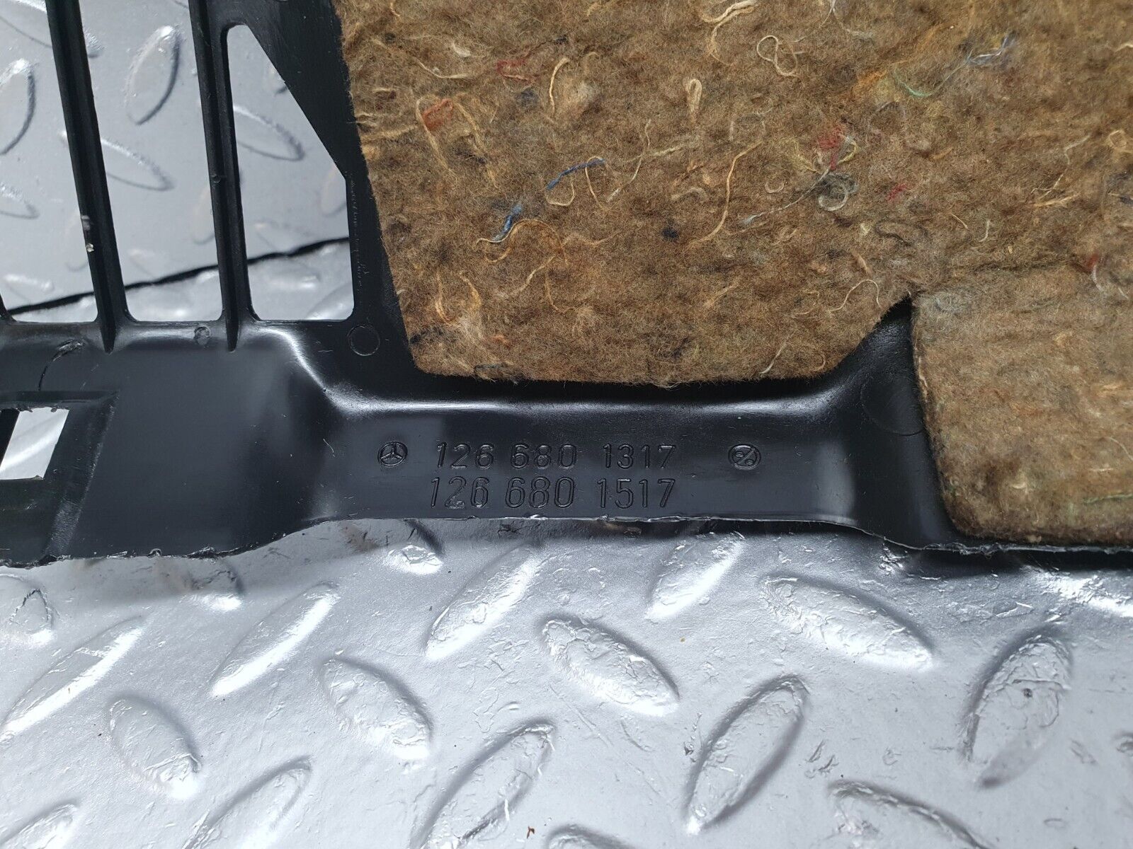 43615 Mercedes-Benz C126 380SEC Coupe Under Dash Panel Left 1266801317 1266801517