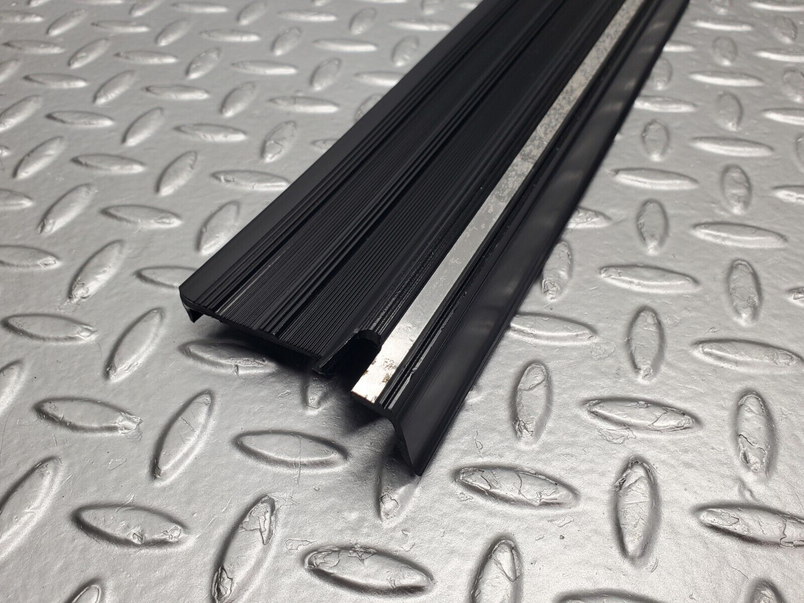 46330 Mercedes-Benz C123 280CE Coupe Door Sill Trim Black Left Side