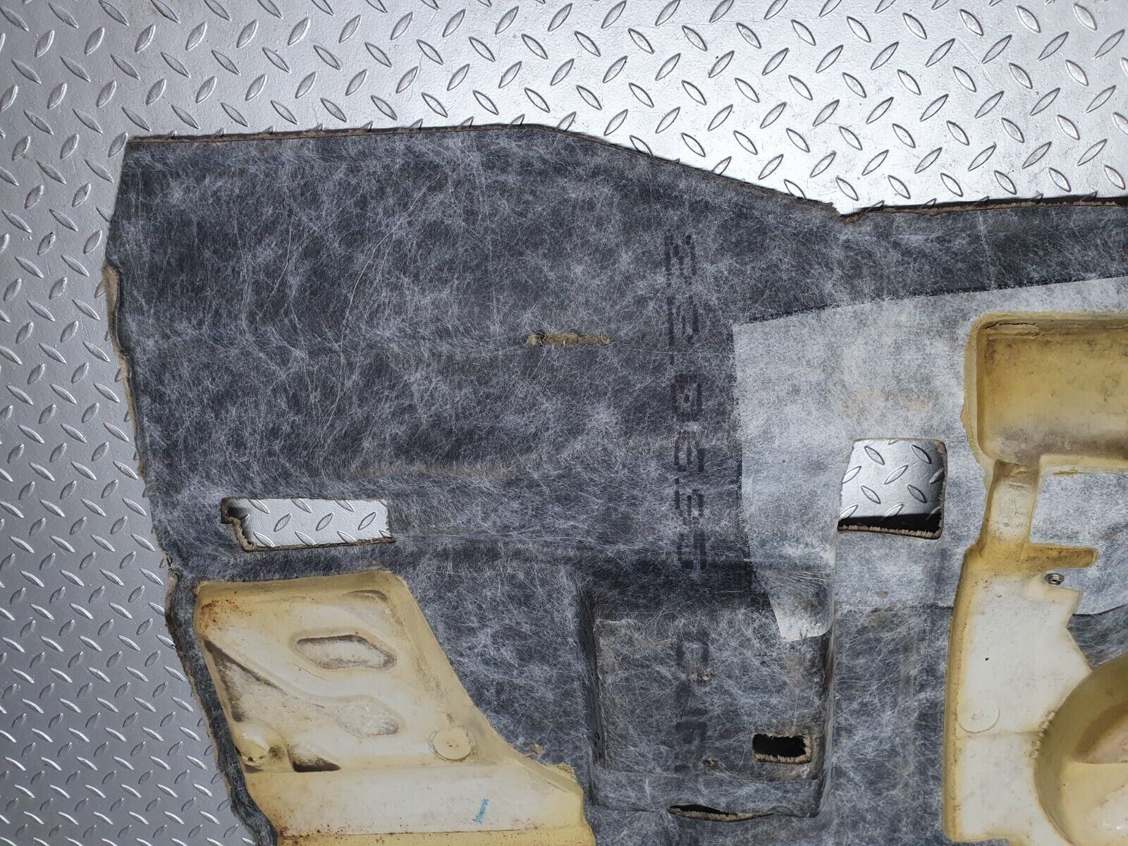 42296 Mercedes-Benz R129 320SL Coupe Front Left Floor Carpet Beige 1296801340