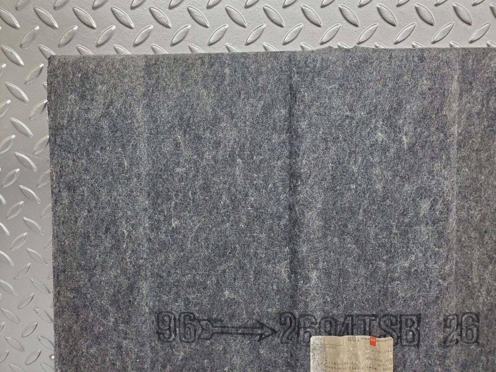 44699 Mercedes-Benz W124 220E Fuel Tank Cover Carpet 1246943525