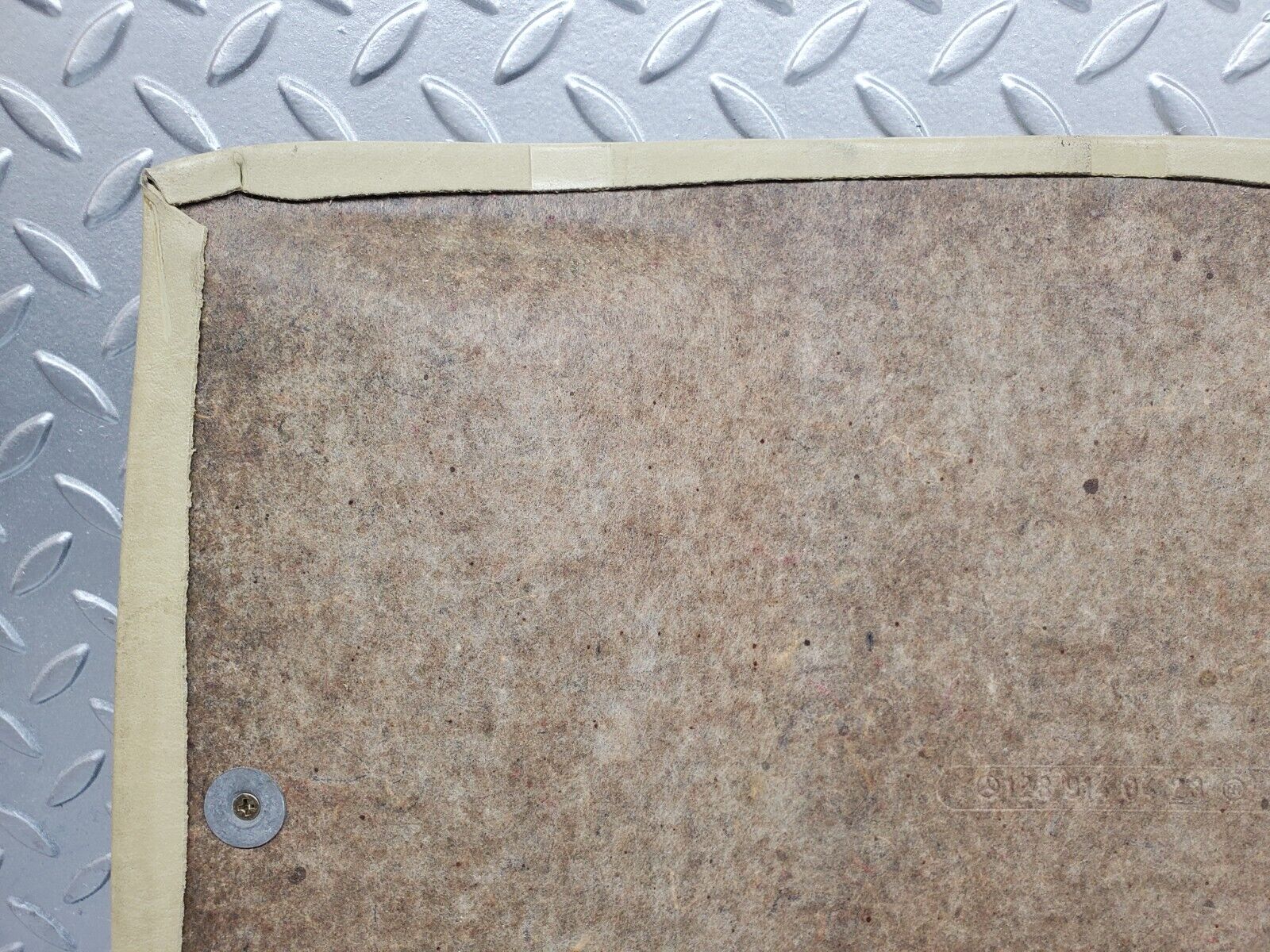 44330 Mercedes-Benz W123 280E Front Seat Rear Panel Beige 1239140423