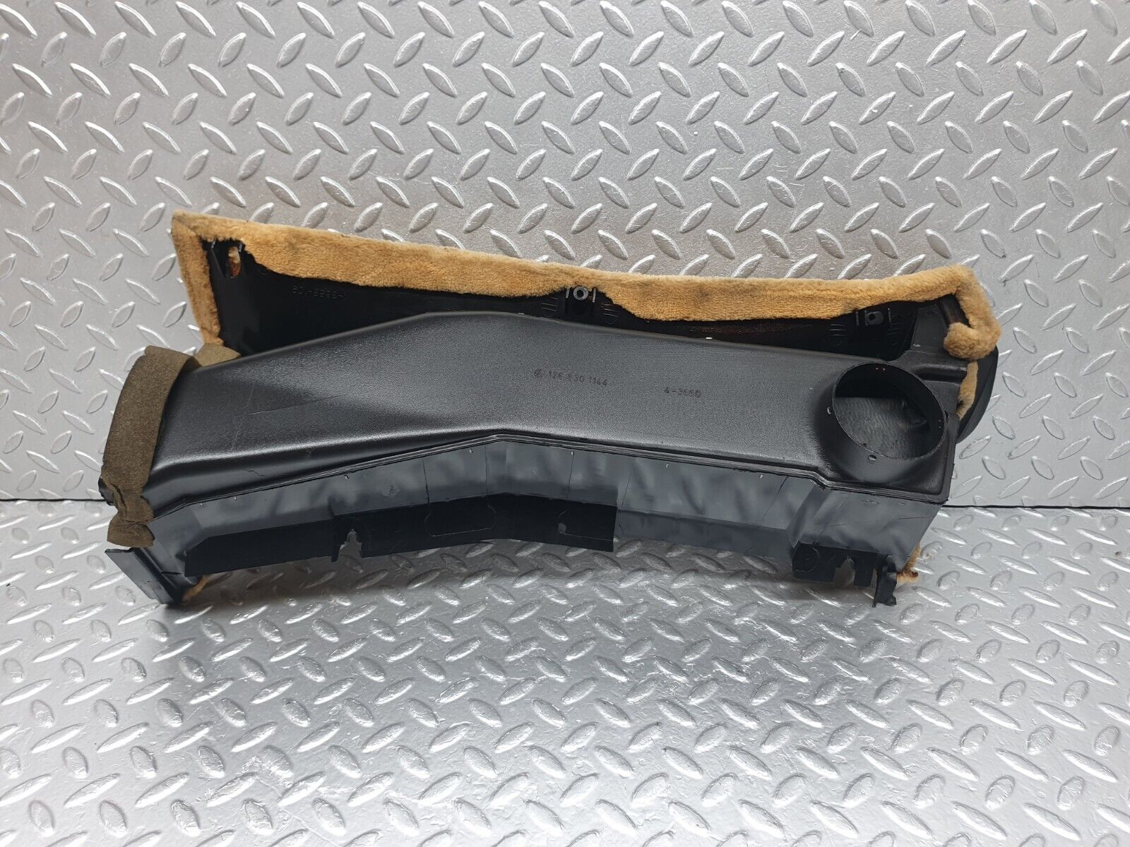 43614 Mercedes-Benz C126 380SEC Coupe Under Dash Panel Left Side Beige 1268800944 1268301144