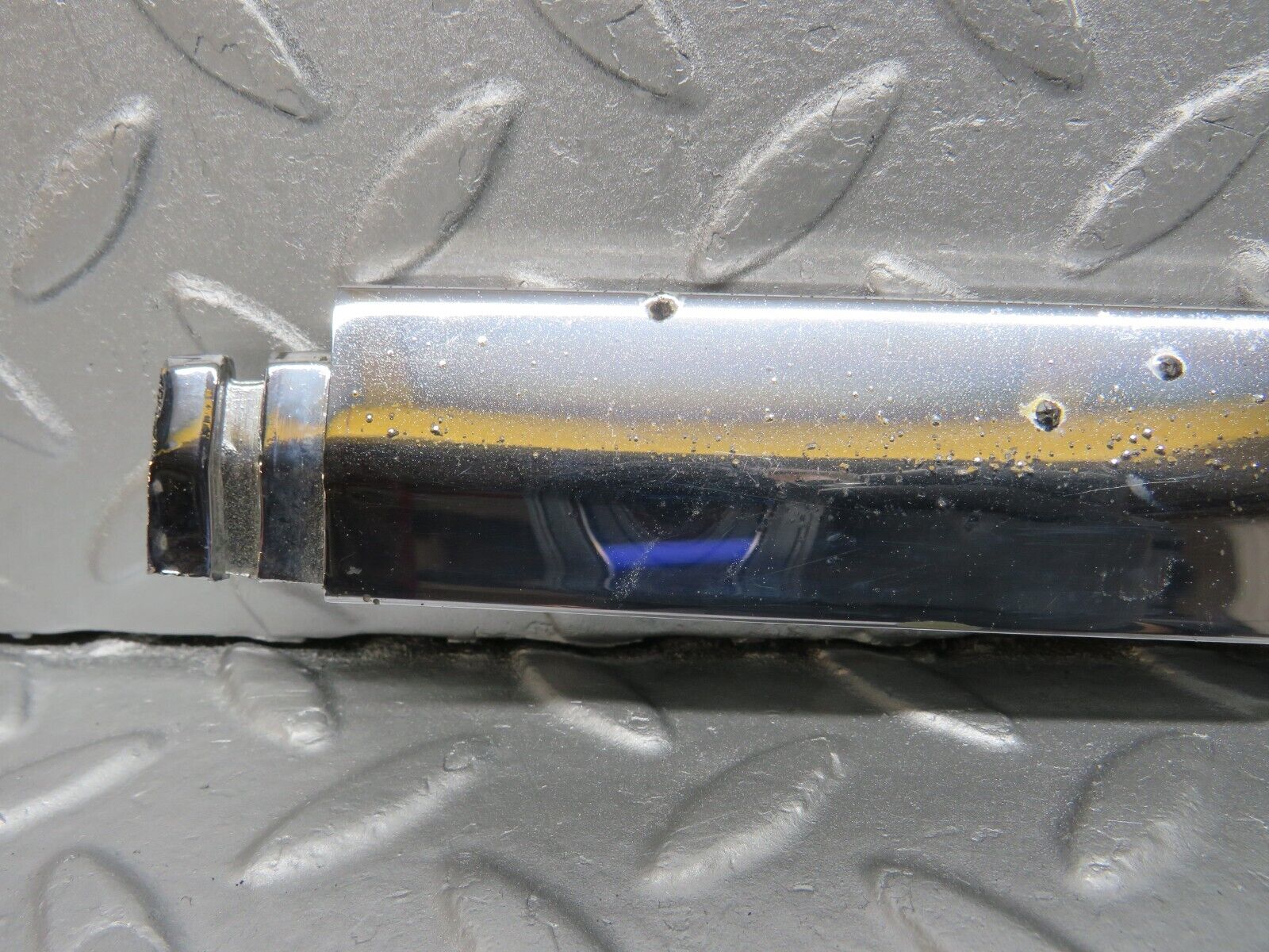 40139 Mercedes-Benz R107 350SL Trunk Chrome Handle Left Side 1076901380