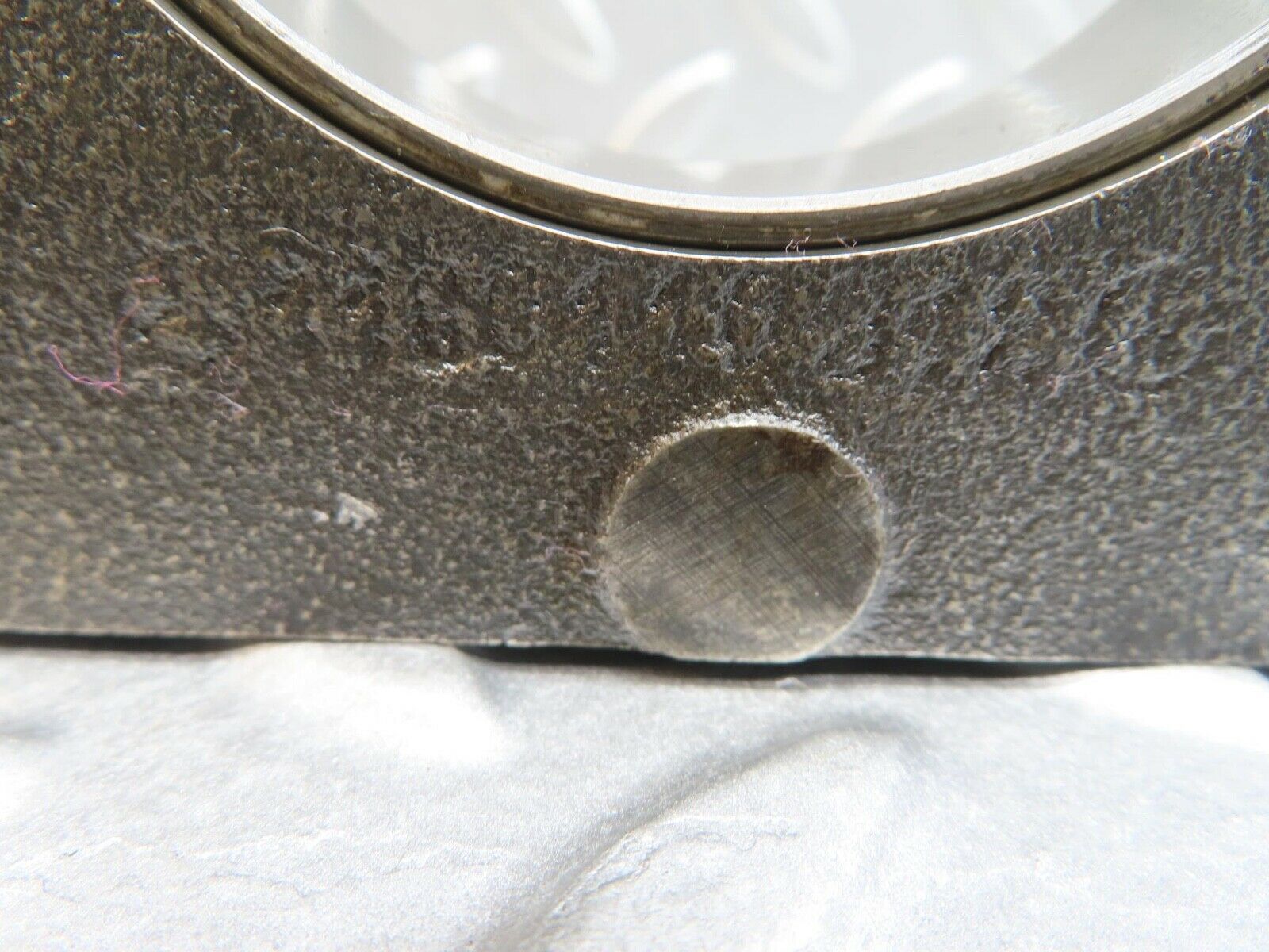 13704 Mercedes-Benz R107 450SL Crankshaft Bearing Holder Block 1160110312