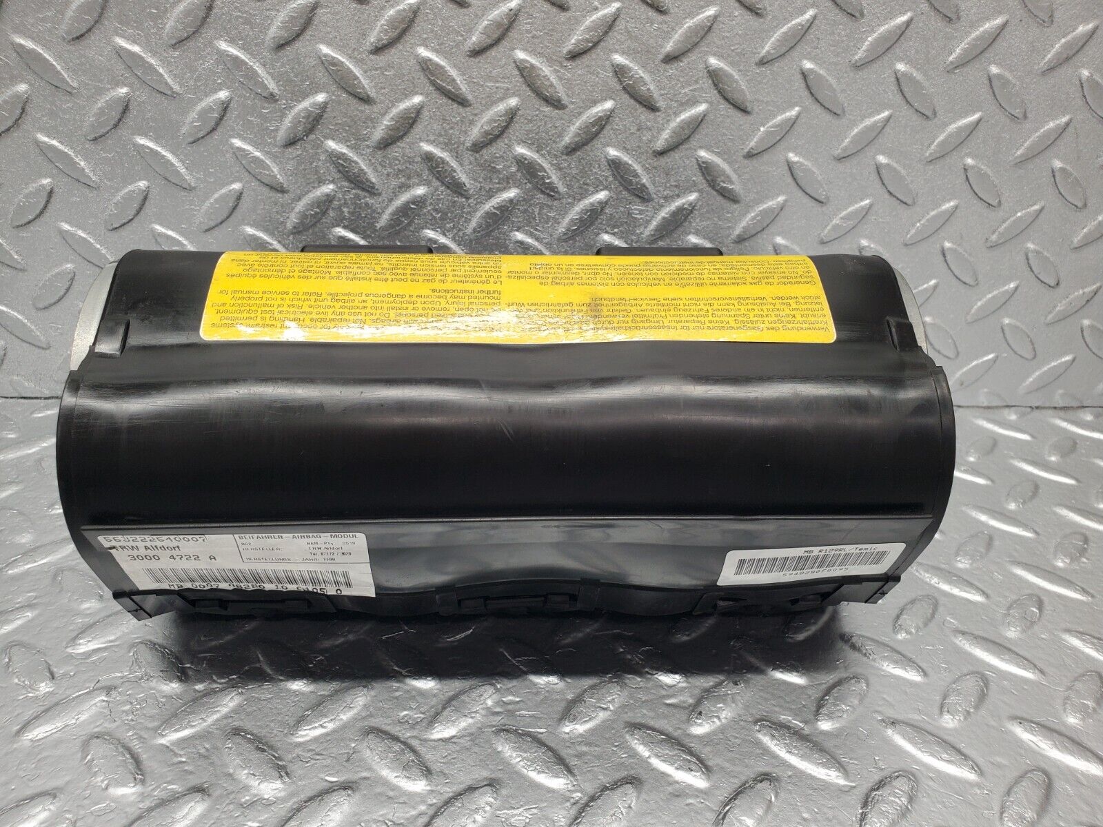 46961 Mercedes-Benz R129 320SL Coupe Dashboard Airbag Left Passenger 1298601805