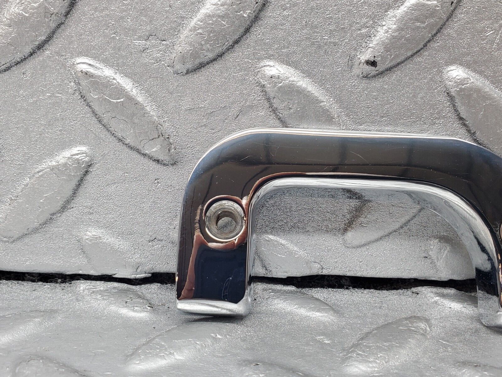 45556 Mercedes-Benz W126 420SE Interior Chrome Door Latch Trim Right 1237230224