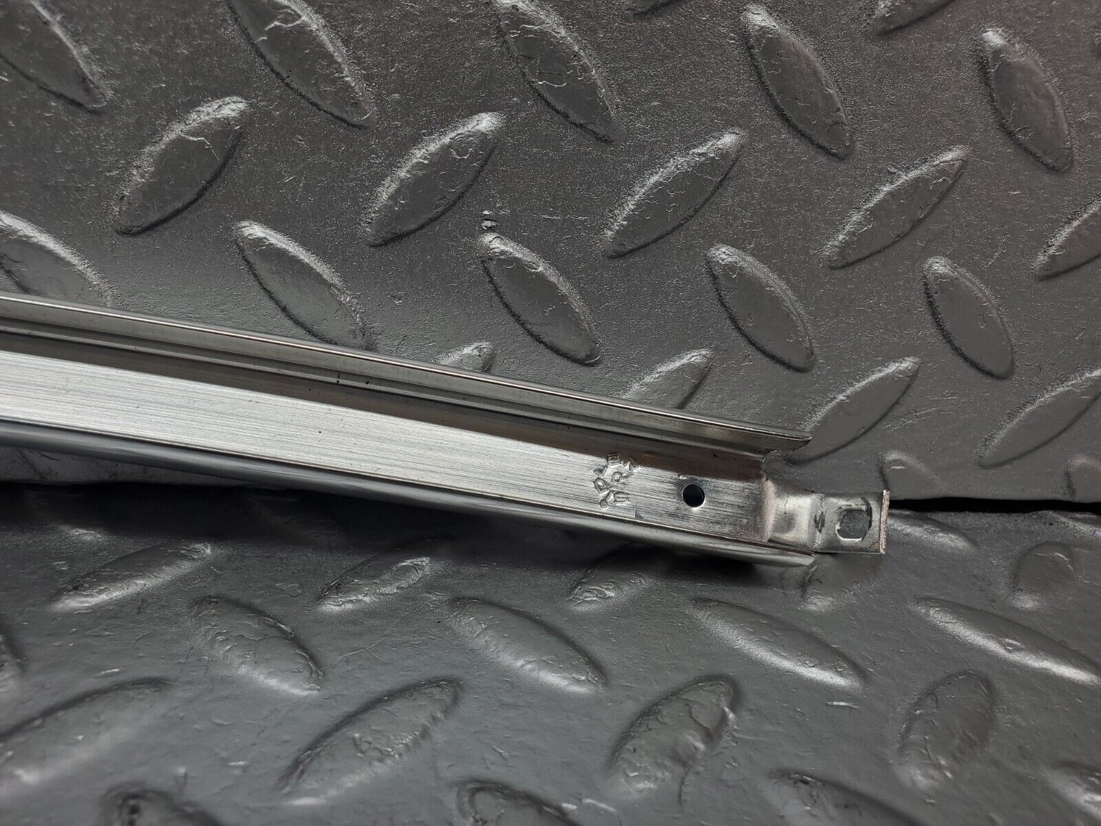 44318 Mercedes-Benz W123 280E Rear Right Chrome Window Channel