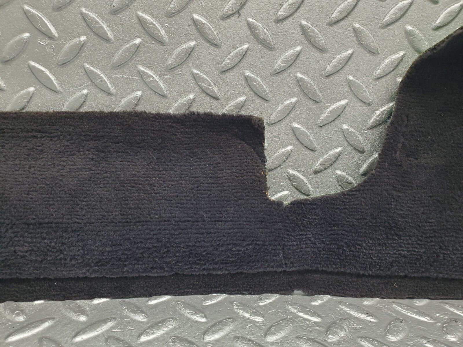 46418 Mercedes-Benz C123 280CE Coupe Door Sill Floor Carpet Left Side Black