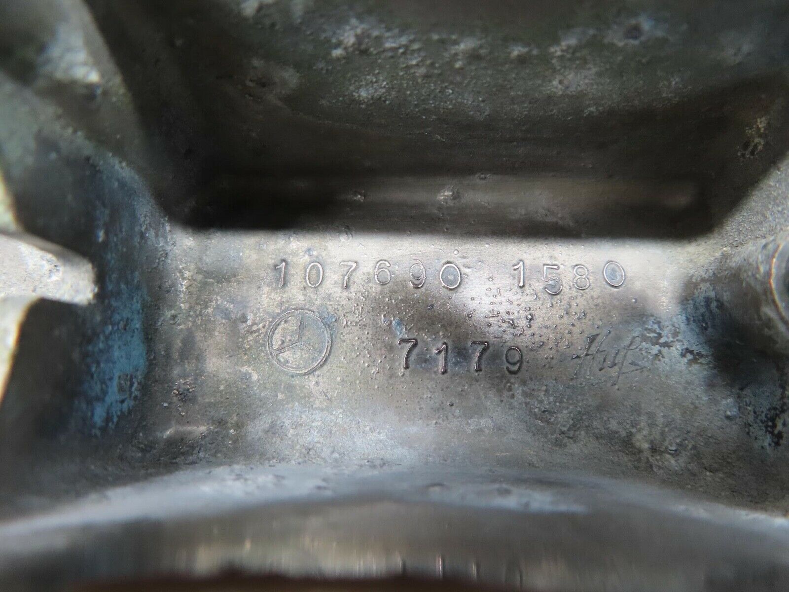 12417 Mercedes-Benz R107 Trunk Chrome number Plate Light 1076901580