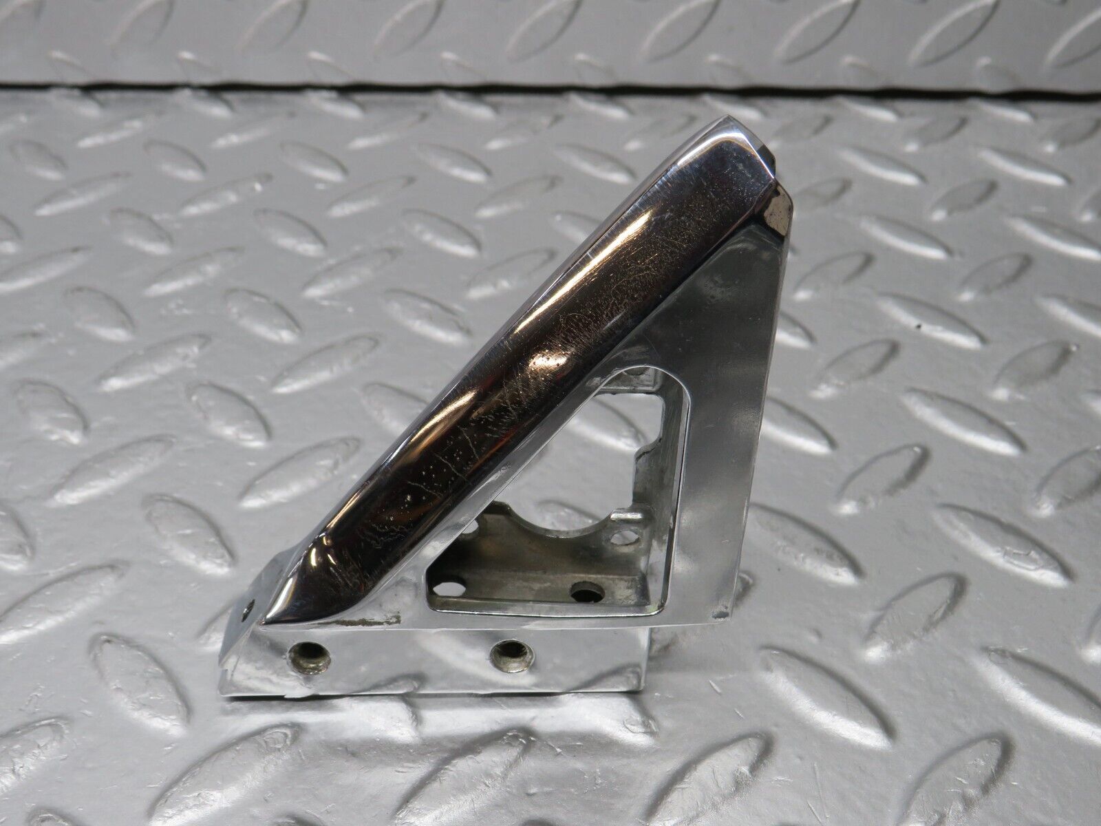 39121 Mercedes-Benz R107 500SL Right Wing Mirror Triangle Chrome Bracket