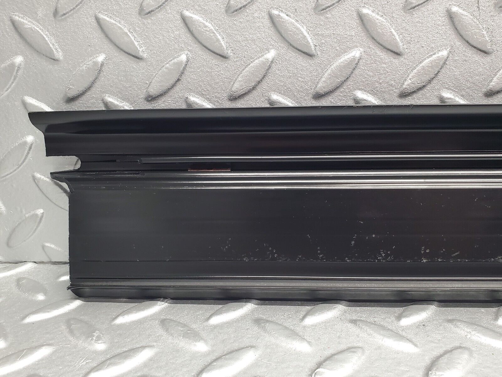 46330 Mercedes-Benz C123 280CE Coupe Door Sill Trim Black Left Side