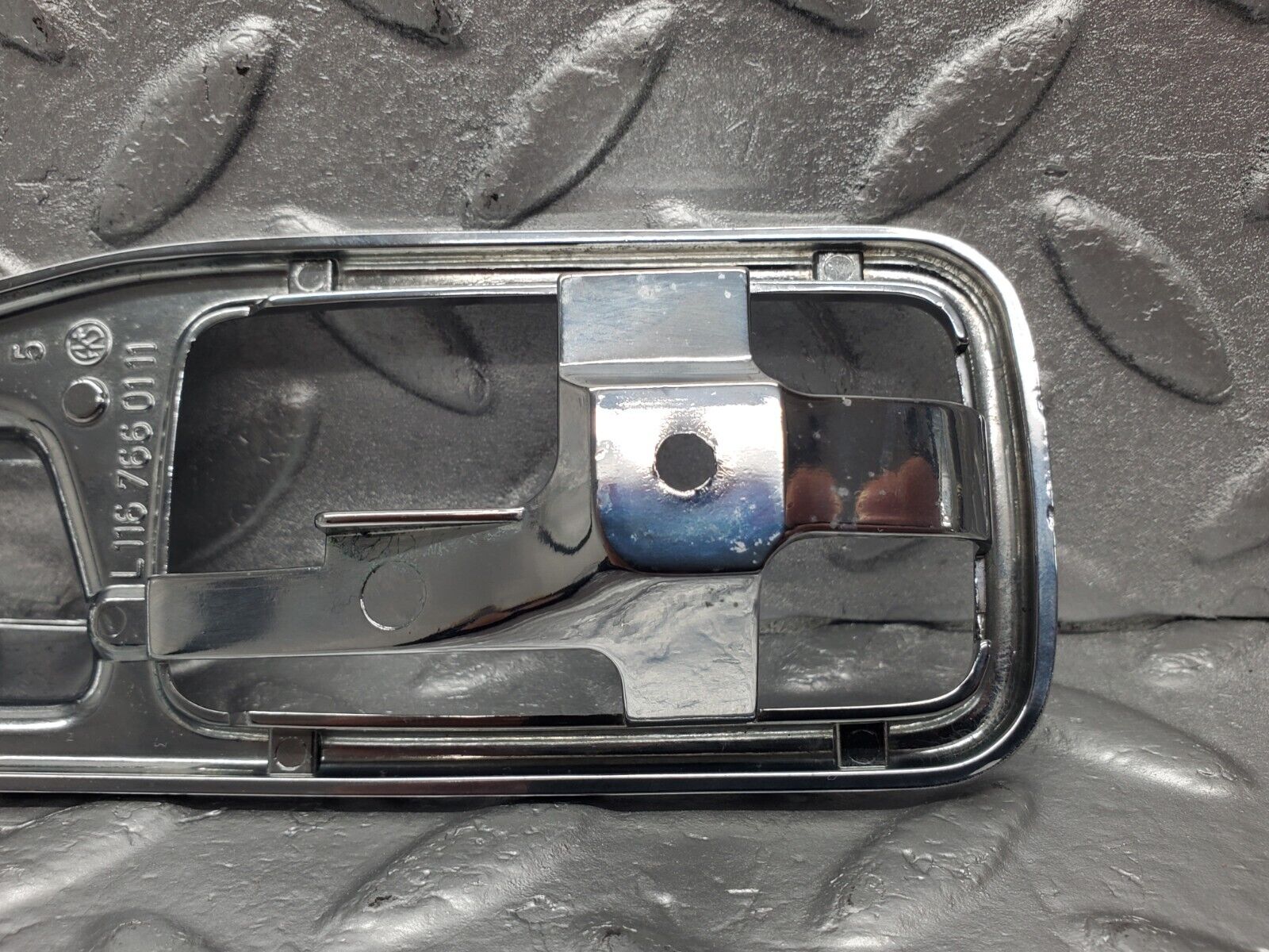 46463 Mercedes-Benz C123 280CE Coupe Chrome Frame For Door Opener Left 1167660111