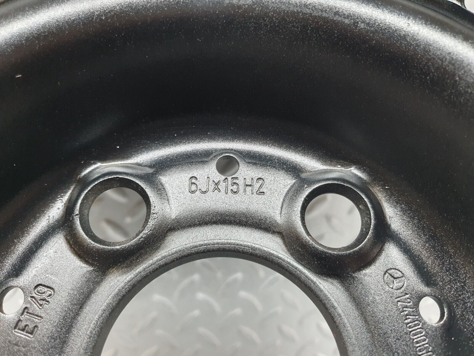 44244 Mercedes-Benz Steel Wheel 6Jx15H2 ET49 1244000602