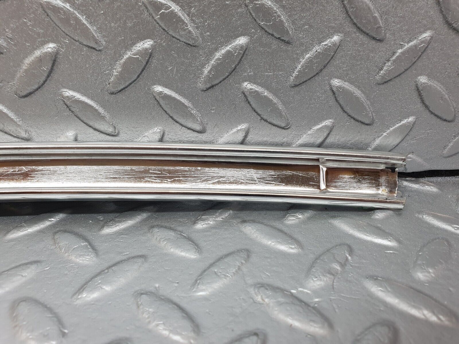 43216 Mercedes-Benz W108 280SE Rear Left Door Window Chrome Channel