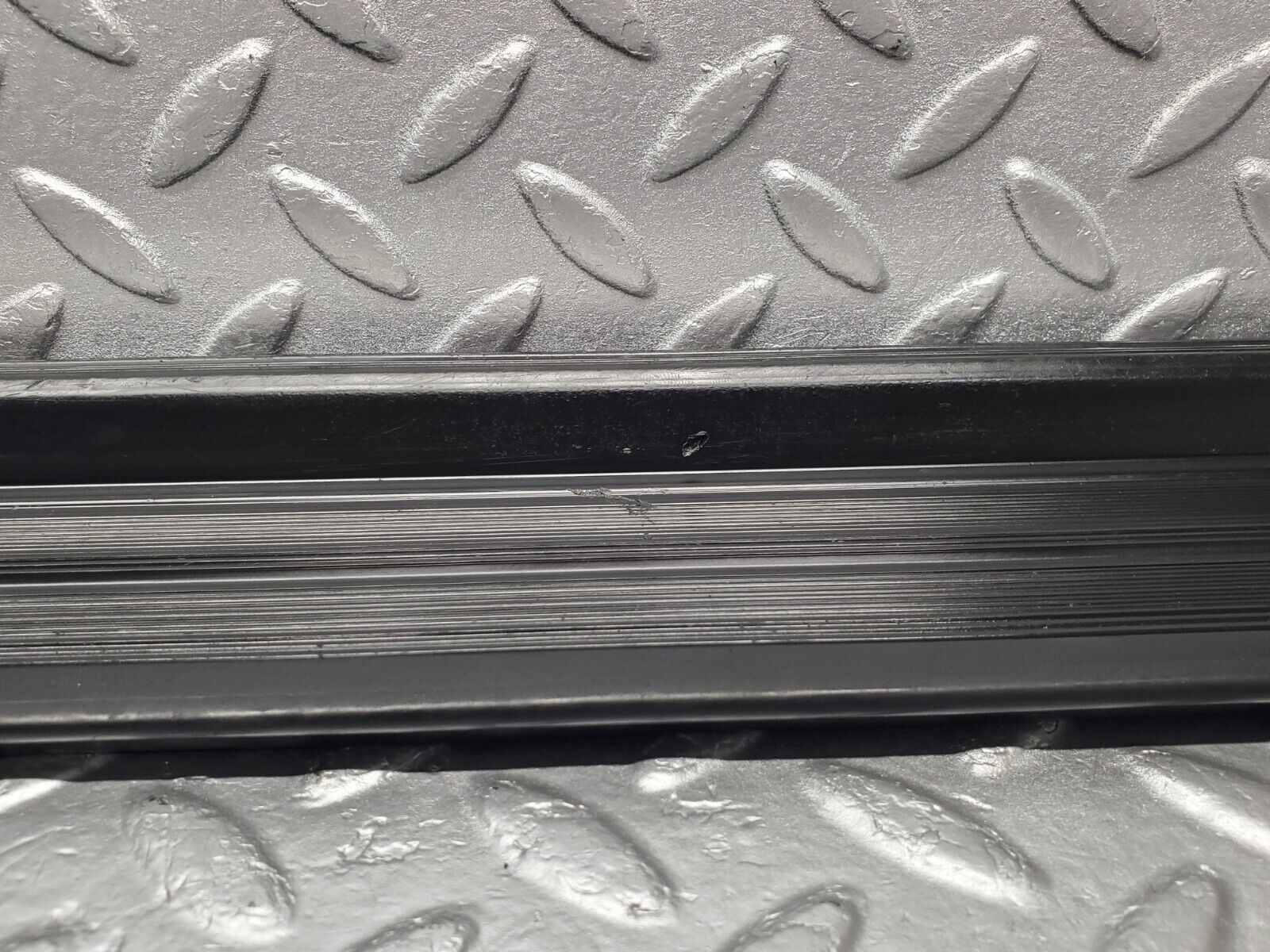 46329 Mercedes-Benz C123 280CE Coupe Door Sill Trim Black Right Side