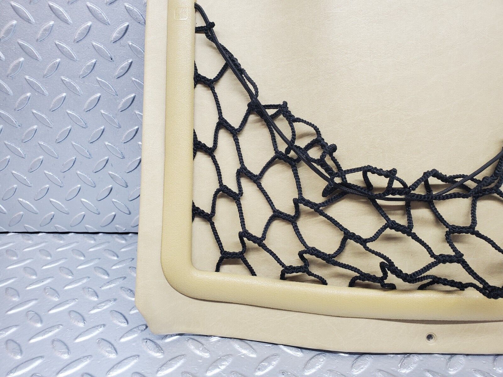 44330 Mercedes-Benz W123 280E Front Seat Rear Panel Beige 1239140423