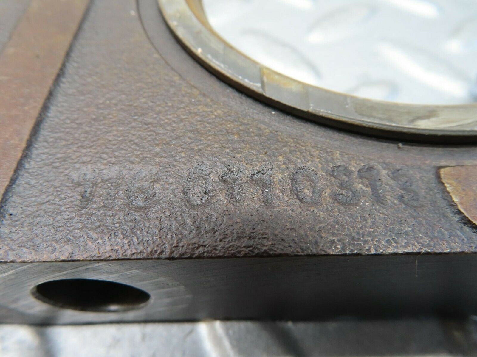 15708 Mercedes-Benz R107 450SL Crankshaft Bearing Holder Block 1160110313