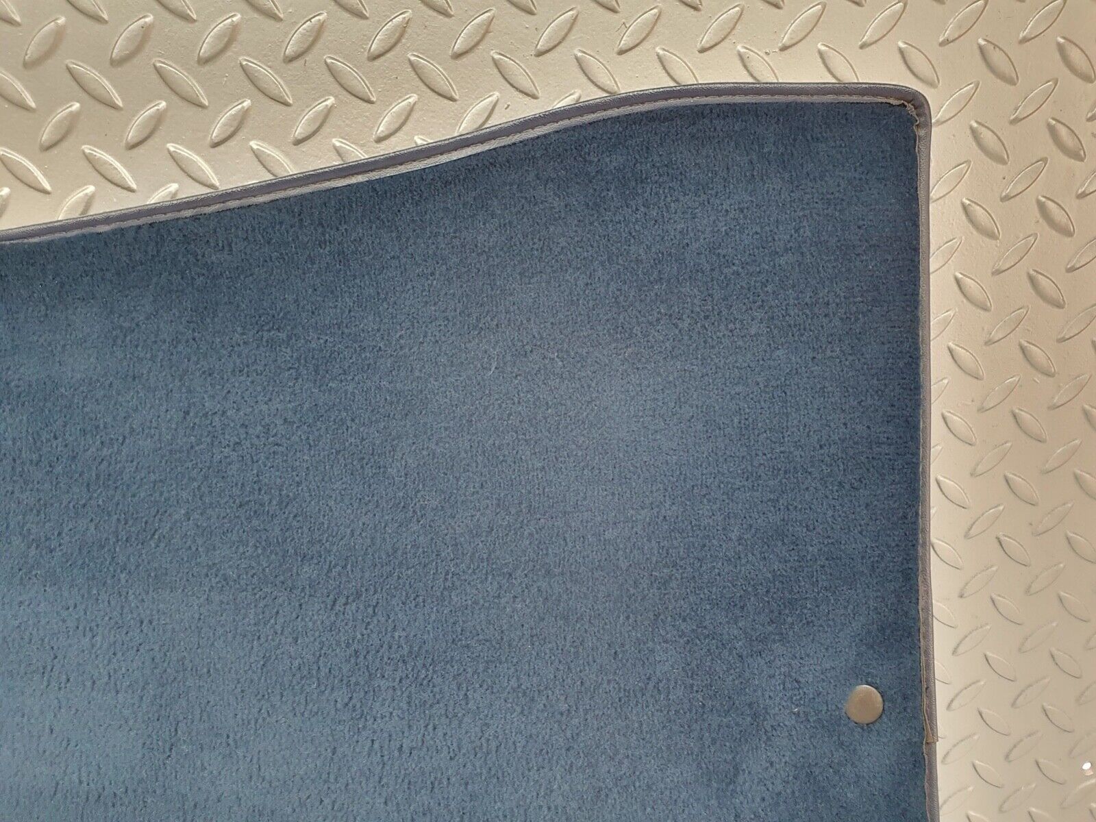 43022 Mercedes-Benz W201 190 Front Left Floor Carpet Blue 2016806962