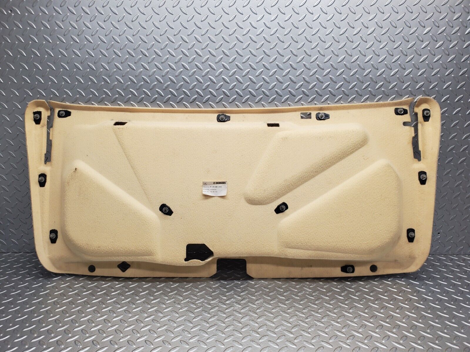 46861 Mercedes-Benz R129 320SL Coupe Interior Boot Lid Cover Panel Beige 1296903441