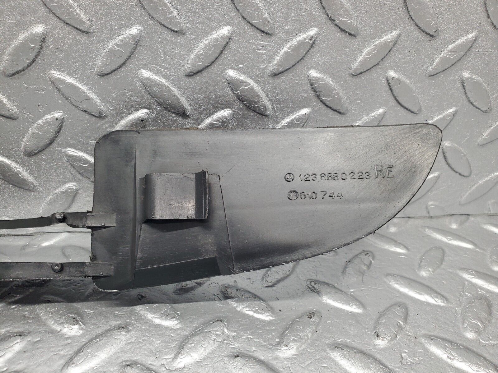 46349 Mercedes-Benz C123 280CE Coupe Front Bumper Lower Grill Right 1238880223