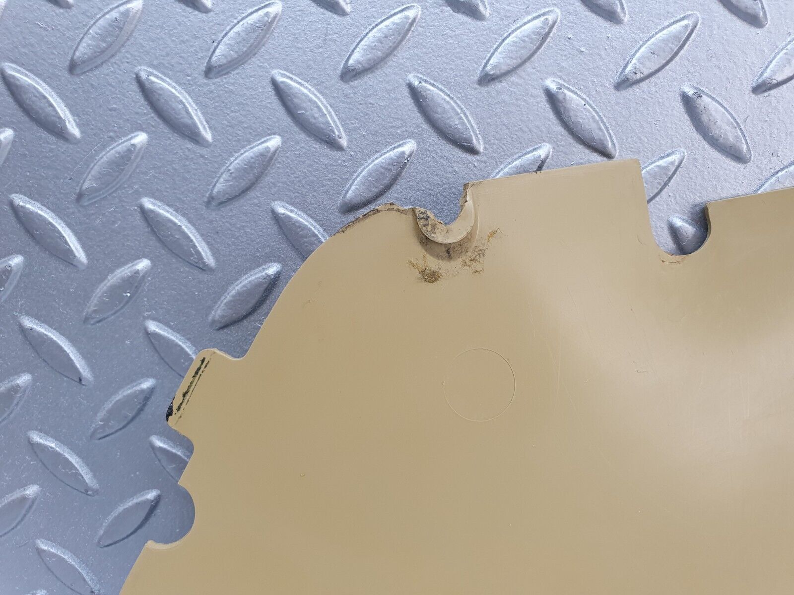 43879 Mercedes-Benz C123 230CE Coupe Front Right Kick Panel Beige 1236881206