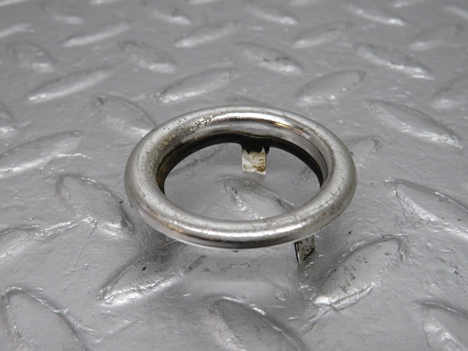 40148 Mercedes-Benz R107 350SL Ignition Switch Surround Chrome Ring