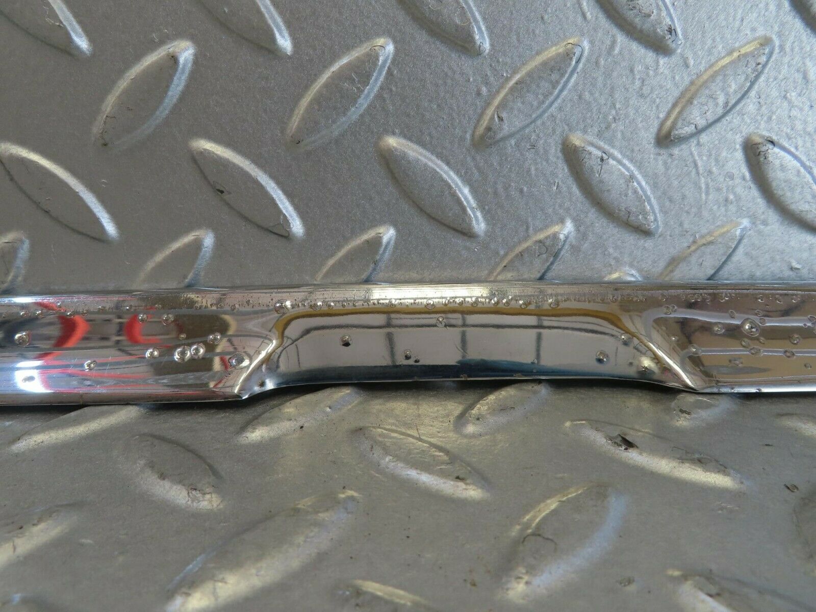 15718 Mercedes-Benz R107 450SL Trunk Chrome Handle Moulding 1077580202