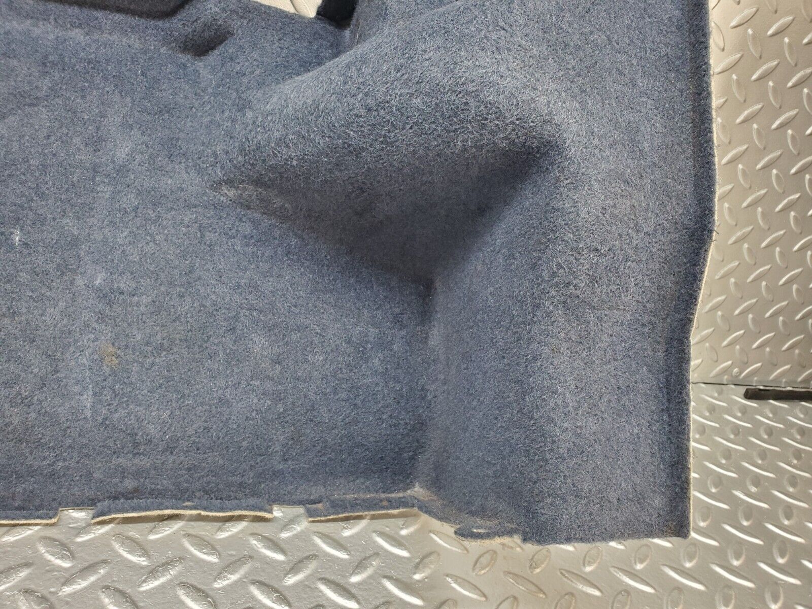 45112 Mercedes-Benz R129 300SL Coupe Fuel Tank Cover Carpet Blue 1296900098