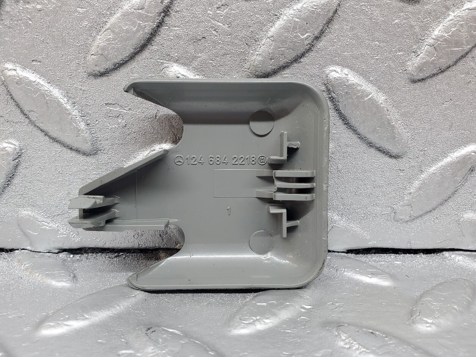 44831 Mercedes-Benz W124 220E Front Seat Rail Trim Cover Grey 1246842118 1246842218