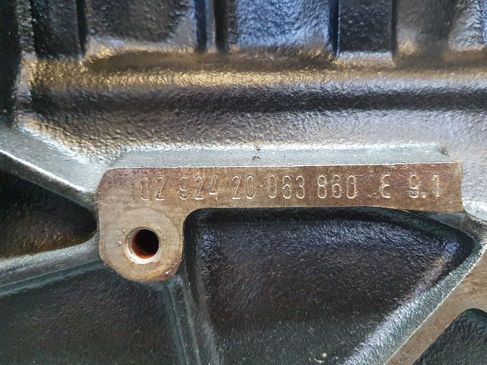 43033 Mercedes-Benz W201 190 Complete Engine 102.924 1020113601