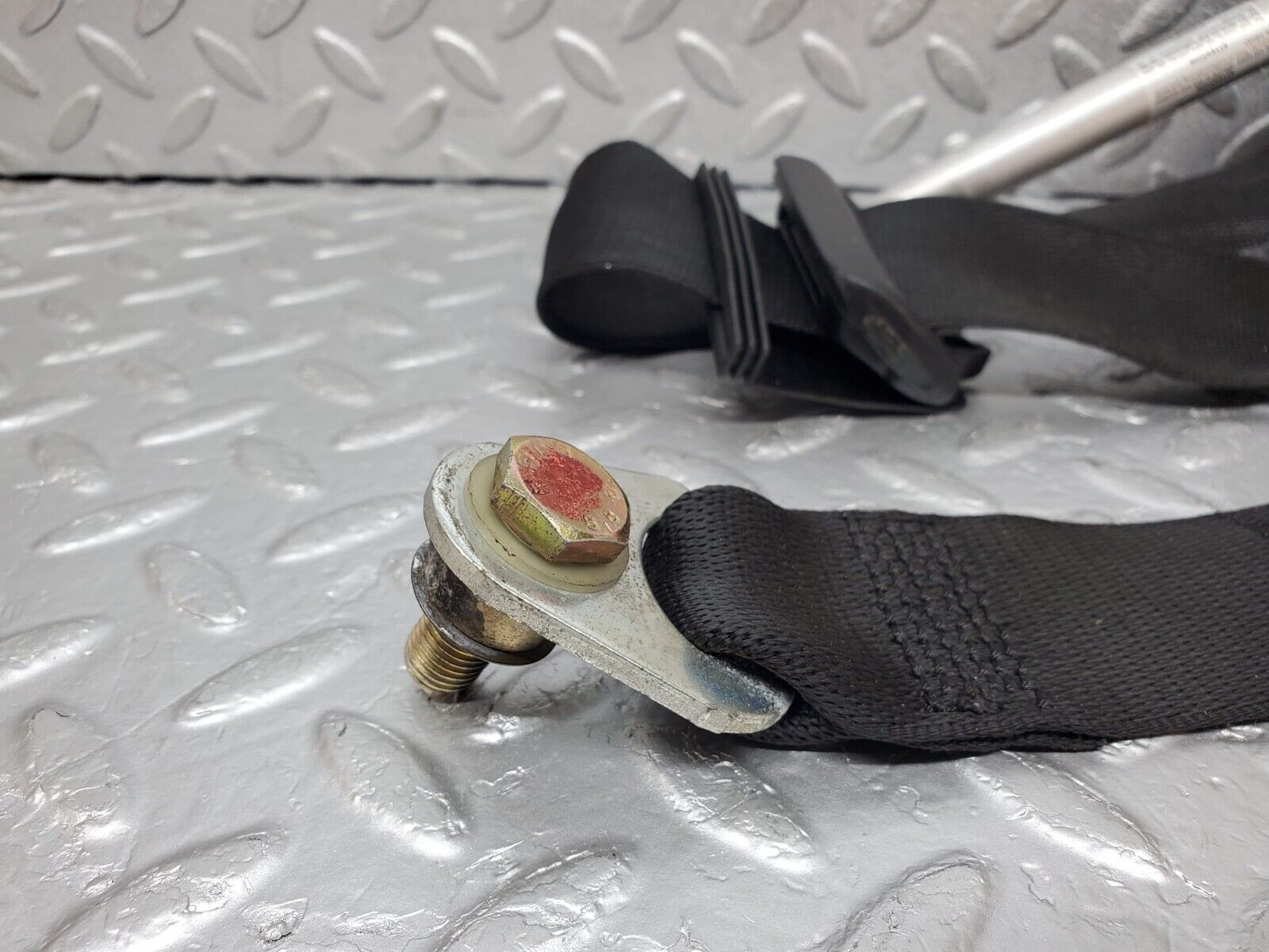 44837 Mercedes-Benz W124 220E Front Right Seat Belt With Buckle 1248600686