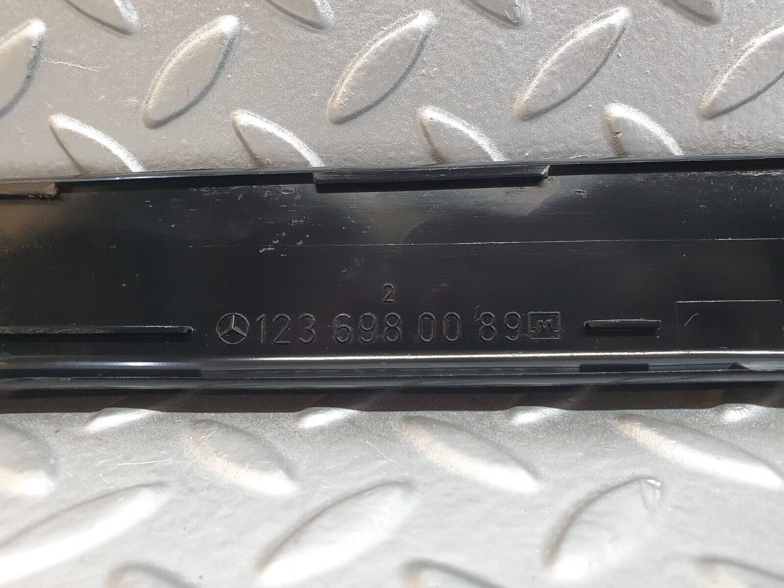 43964 Mercedes-Benz C123 230CE Coupe Trunk Cover Trim Black 1236980089