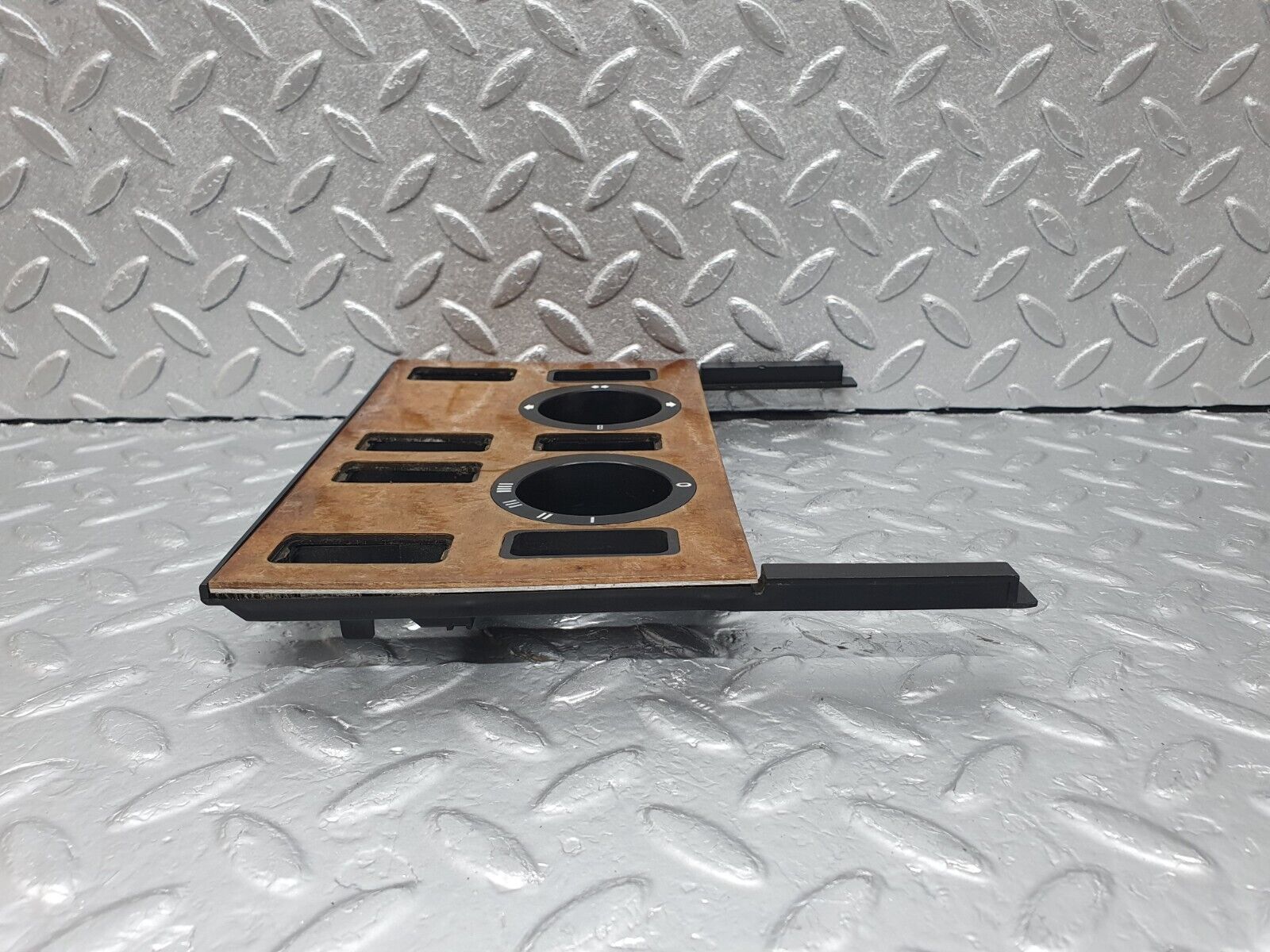 43588 Mercedes-Benz C126 380SEC Coupe Heater Control Panel Wood Trim 1266830375