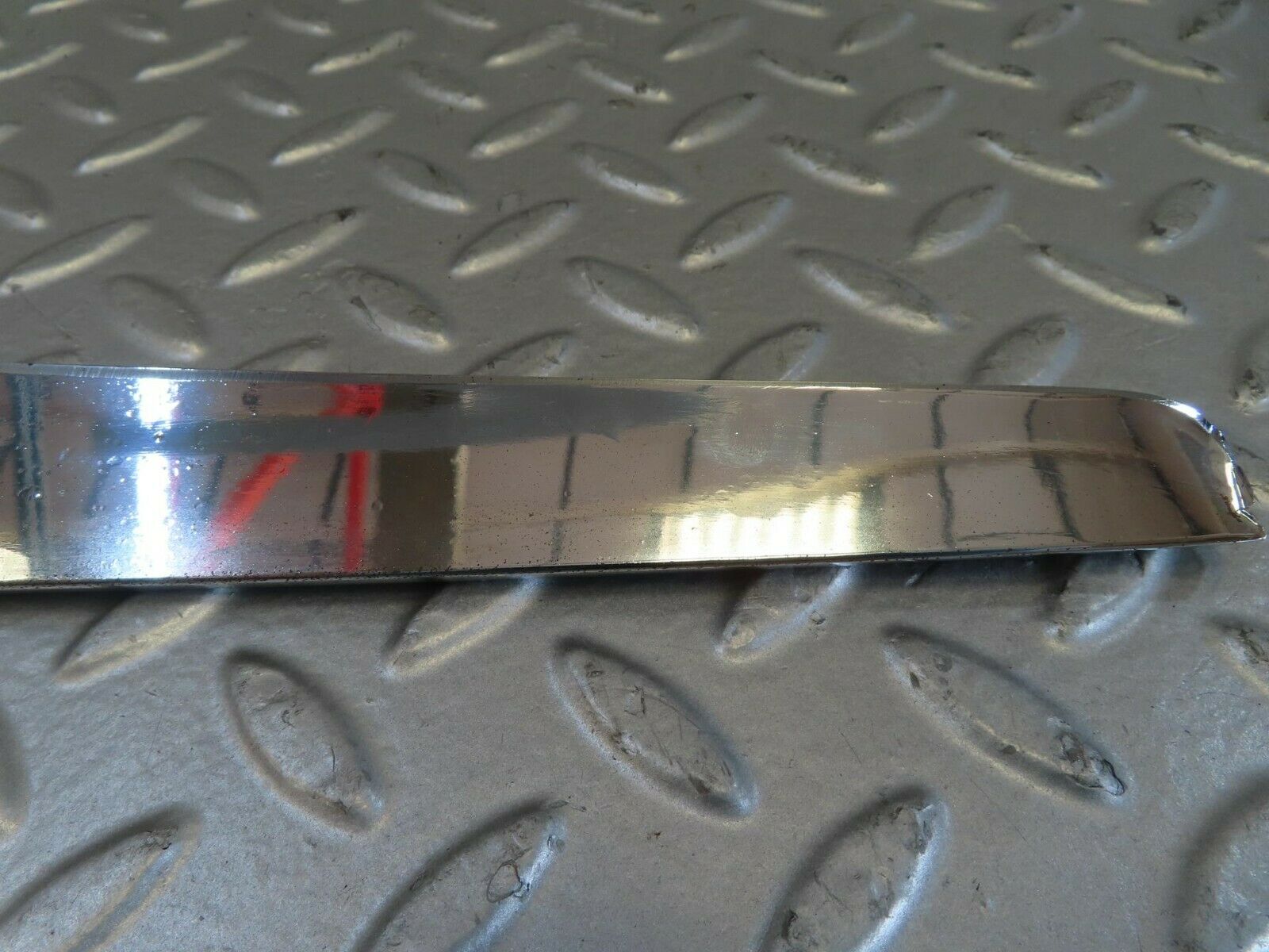 15720 Mercedes-Benz R107 450SL Trunk Chrome Handle Moulding Left 1076901380