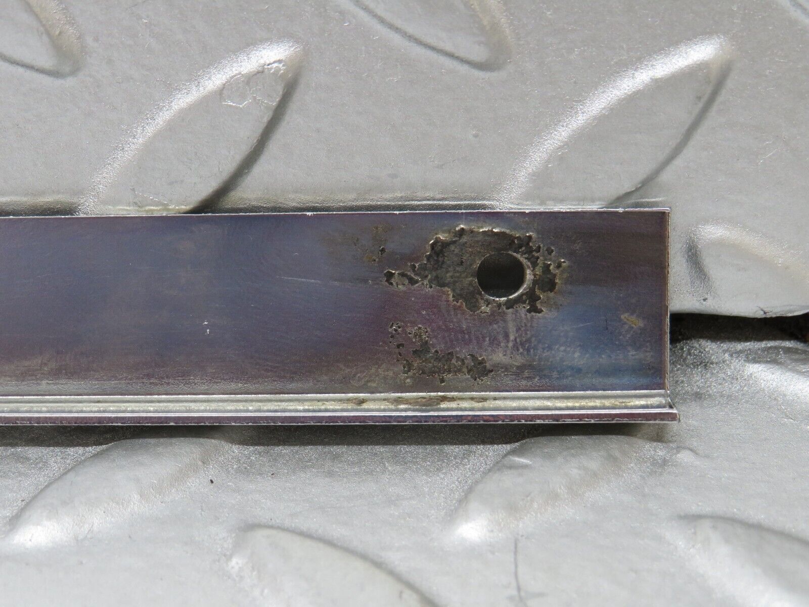 35517 Mercedes-Benz R107 280SL A Pillar Bottom Chrome Trim Right Side